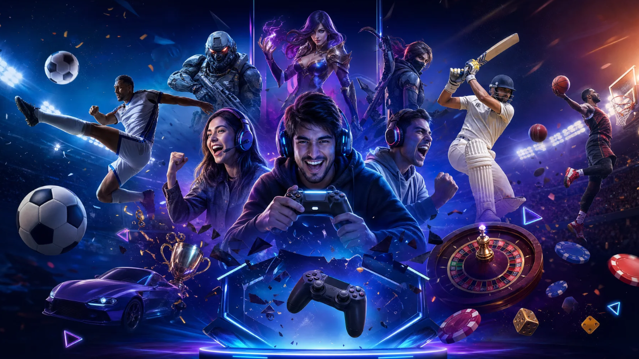 Illustrative gaming artwork; not a list of confirmed Shuffle.us titles